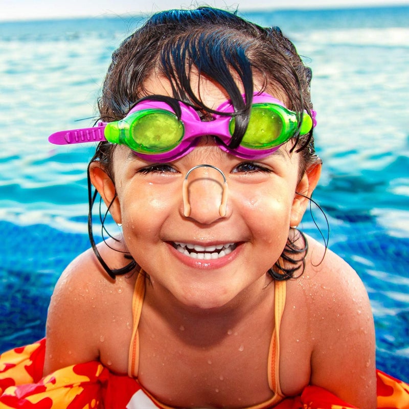 Fiada 12 Pieces Swimming Nose Plug Metal Swim Nose Clip for Adult Training Swimming Beginners - Image 2